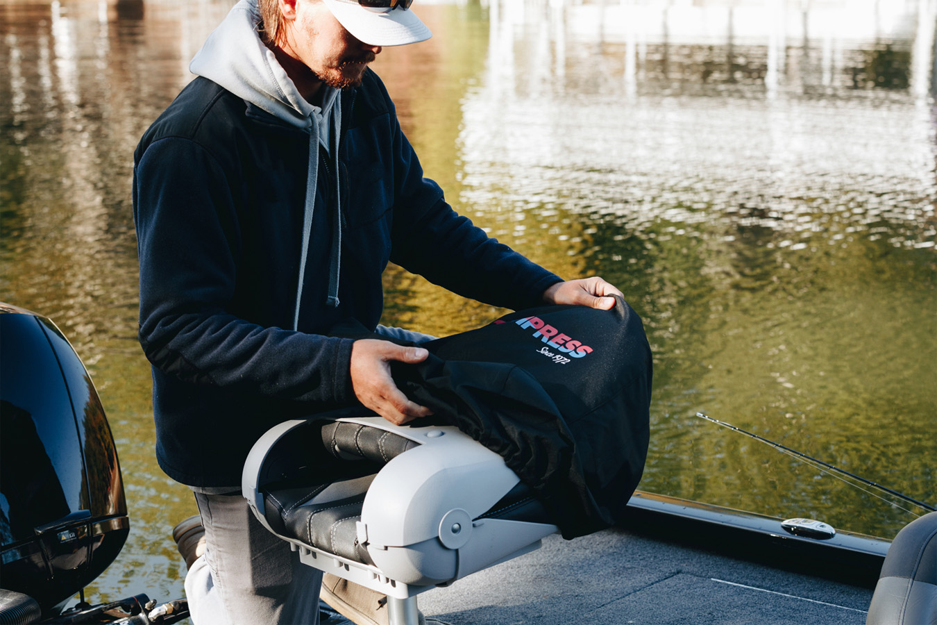 Tempress Premium Small Boat Seat Cover - Black